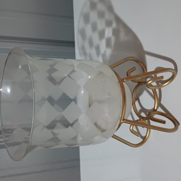 Home Interiors Other - Interior accents checkered candle holder two pieces
